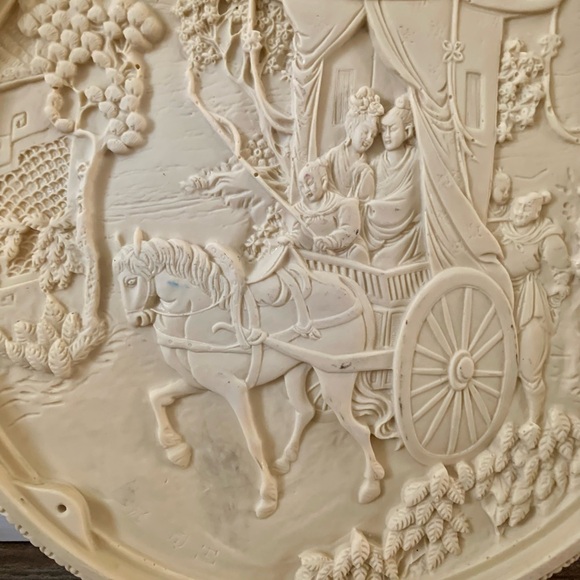 Vintage Chinese Carriage Medallion Table Top 17 Inch - Picture 12 of 15